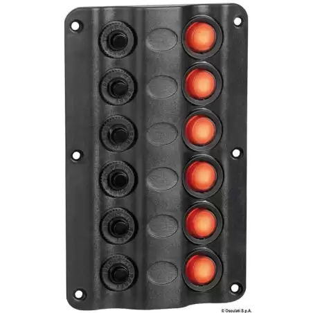 Pannello elettrico Wave 6 interruttori - mattiperlapesca.com