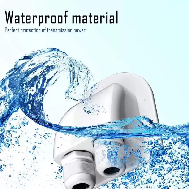 Doppia ghiandola di ingresso del cavo solare, impermeabile solare fotovoltaico staffa di plastica curvo connettore cavo ABS